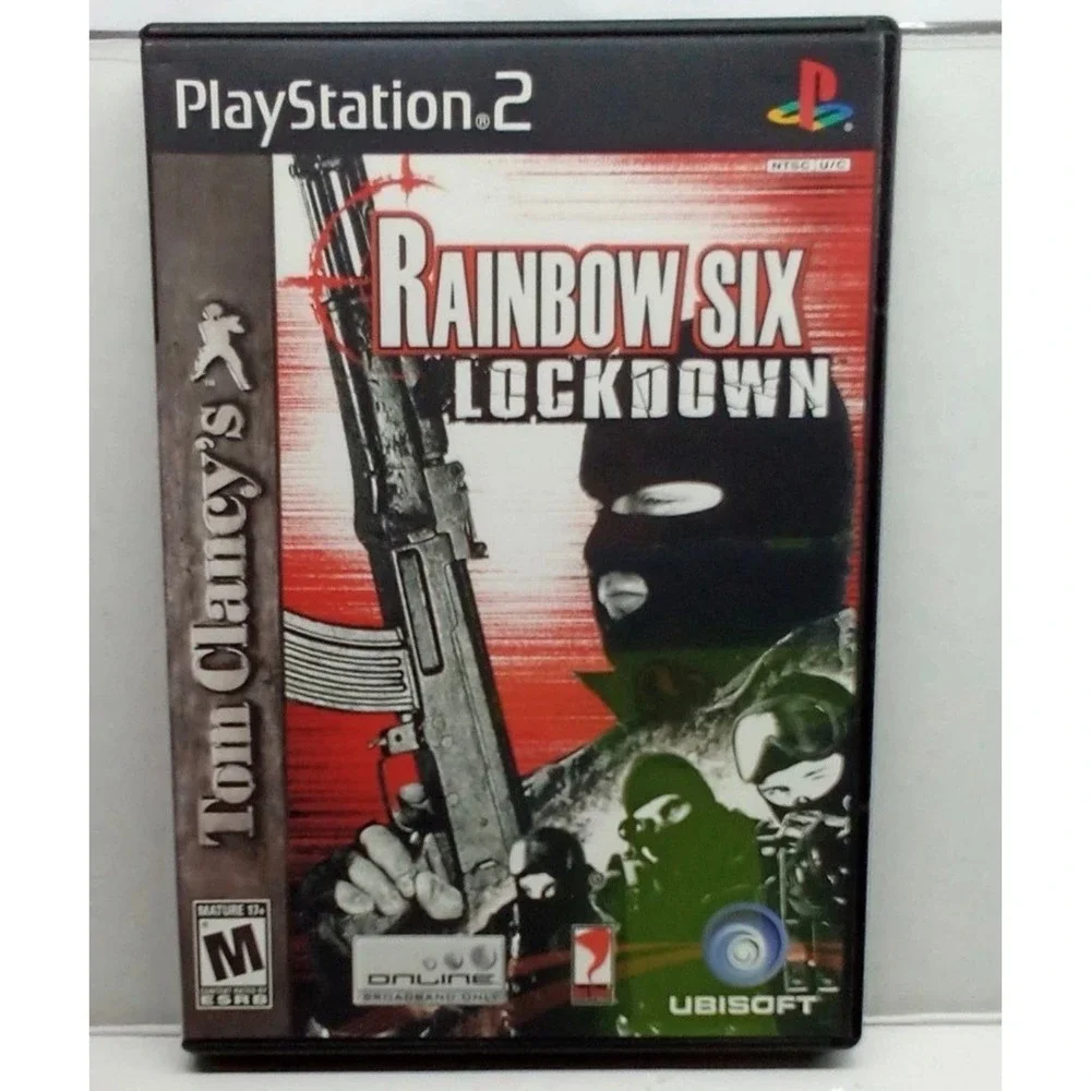 Tom Clancy's Rainbow Six: Lockdown (PlayStation 2, 2005) Complete Tested Working
